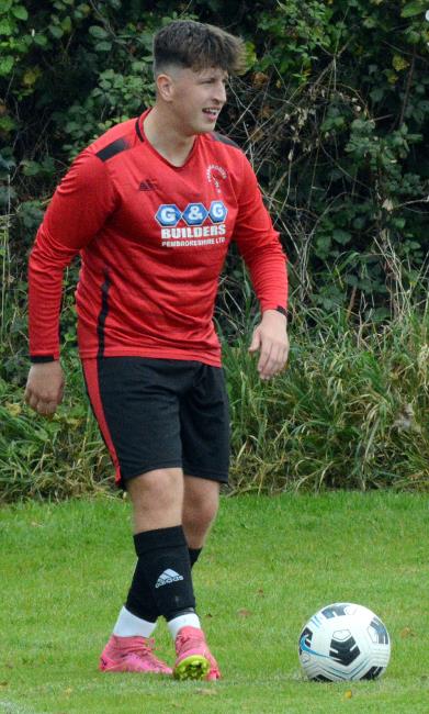 Dan James - scored two late goals for Pennar Robins